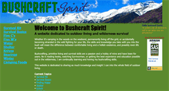 Desktop Screenshot of bushcraftspirit.com